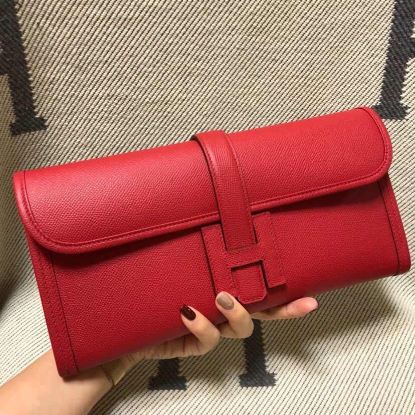 Cheap HERMES JIGE 29CM CLUTCH ALL HANDMADE 0118