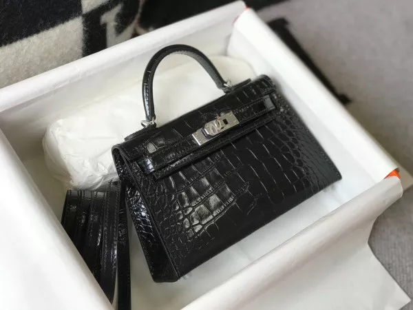 Cheap HERMES KELLY MINI II ALL HANDMADE 0116