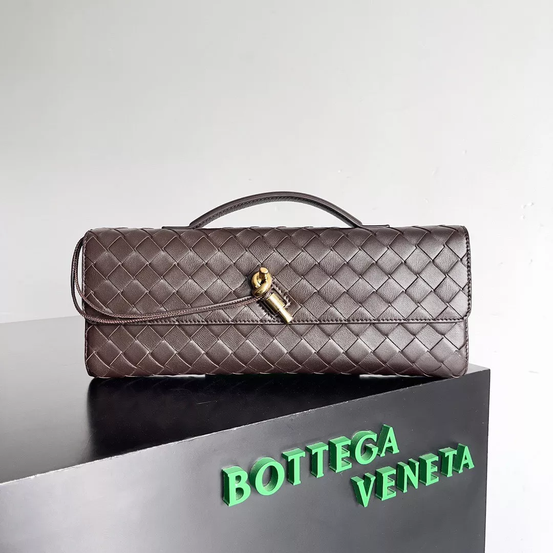 BOTTEGA VENETA Long Clutch Andiamo With Handle 0120